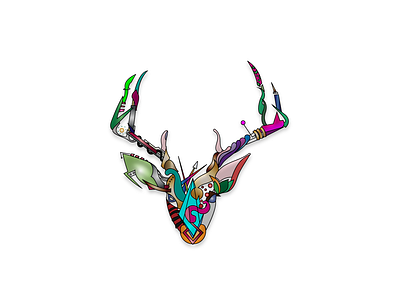 Dare in the Forest 3d abstract abstract design adobe illustrator animal art artwork concept art concept design conceptual art design digital artist graphic design illustration vector