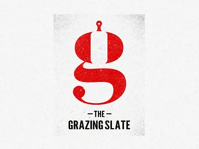 Logo for 'The Grazing Slate' business design food lettermark logo restaraunt