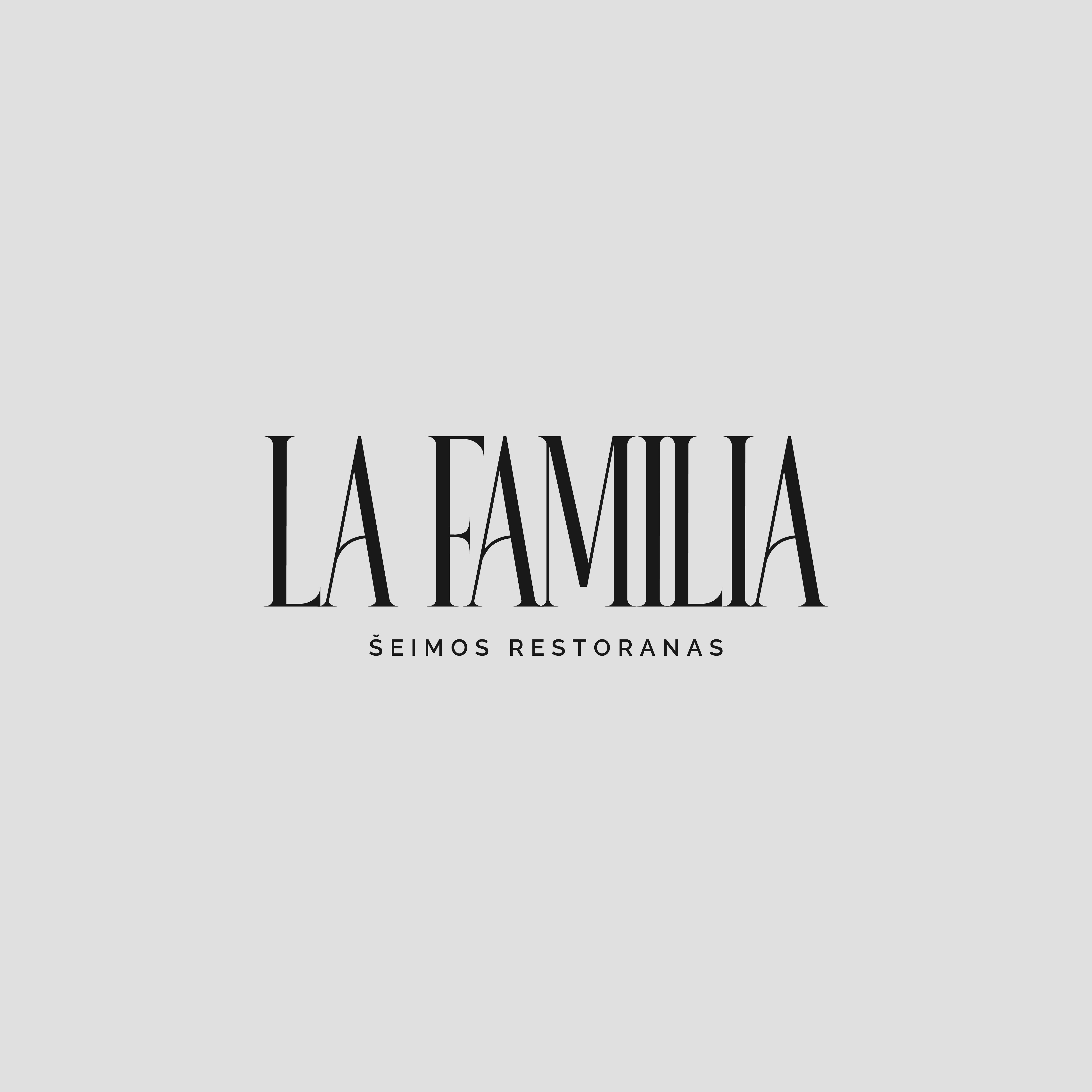 La Familia | 2024 bar logo design branding design family restaurant logo design graphic design logo logo design logotype logotype design restaurant logo design