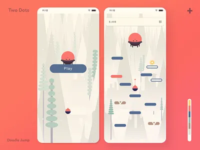 Game Art Challenge 2 art direction casual design flat game game design graphic design illustration mobile red twodots ui ux