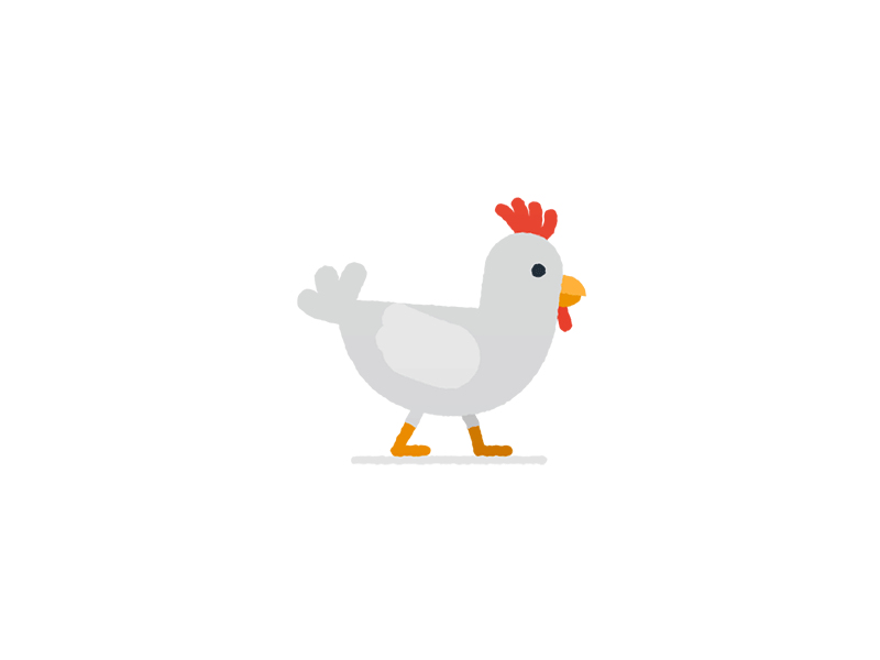 My Chicken animation motion art motion beast motion design school vector