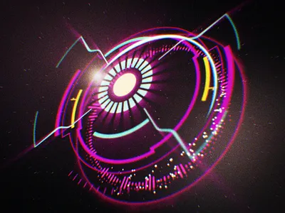 HUD 3d abstract ae after effects animation attachment design hud