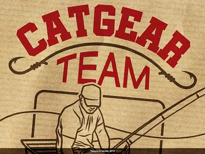 Catgear Team Logo branding cartoon cartoon logo cartoonlogo catfish catgear character characterdesign design emblem logo fish fish logo fisherman fishing illustration illustrator logo logodesign vector vectorillustration