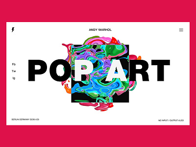 POP-ART design icon illustration lettering logo minimal ui ux web website