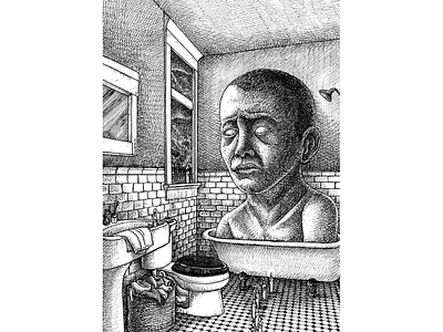 Crónicas Argentinas Extraordinarias / Book cover blanckandwhite book cover character art characterdesign comicart draw ezequiel nogueira illustration illustration art ink wash nunca llueve un lunes pen art