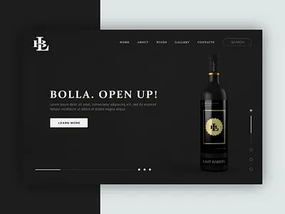 Last Barrel branding business design illustrator ui ux web website