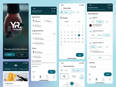 Streamlining Referee Management - MVP Web App Redesign