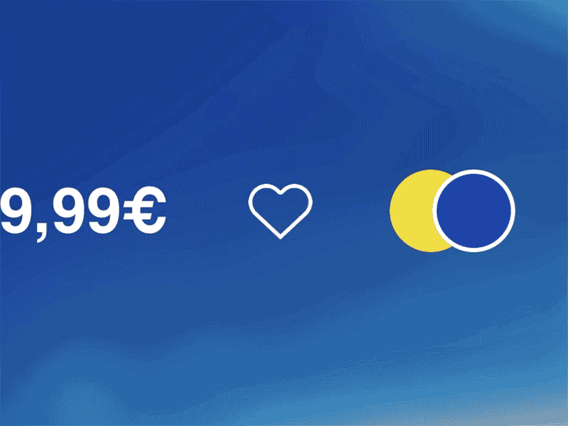 color selector and like animation animation design digital fav favorite icon interactive like love microinteraction ui