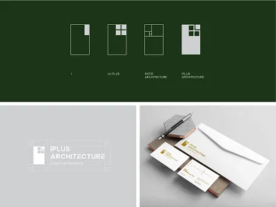 Iplus Architecture architecture branding fubo identity mark ratio symbol type