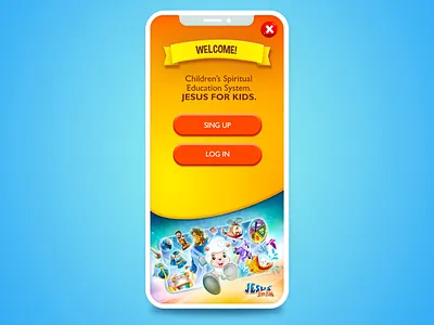 Welcome! android android app app apple art creative cute design fun game illustration ios ios app jesus jesus christ sheep