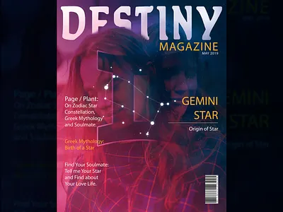 Magazine Cover destiny gemini magazine magazine cover star