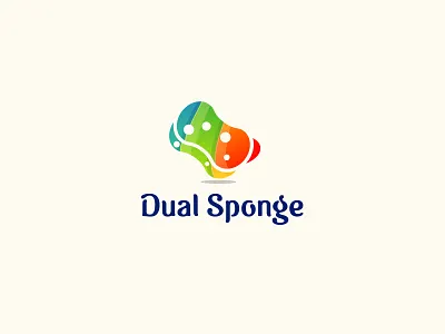 Dual Sponge Logo business logo design colorful colorful logo creative logo cute sponge logo logo design logo sponge sponge creative sponge logo sponge logo designs