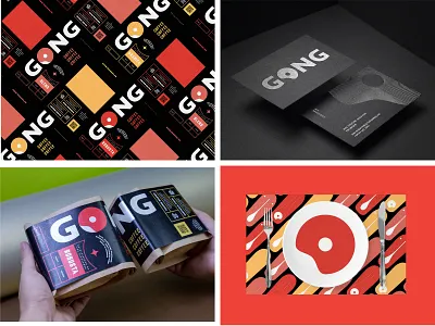 Gong Coffee - Brand identity branding fubo identity logotype mark