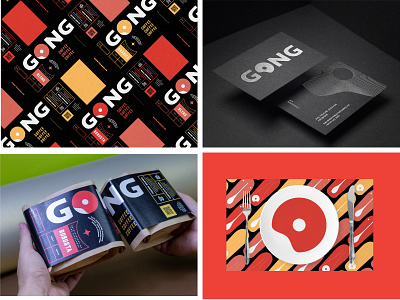 Gong Coffee - Brand identity branding fubo identity logotype mark