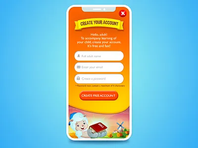 Create your account android android app app apple art creative cute design fun game illustration ios ios app jesus jesus christ