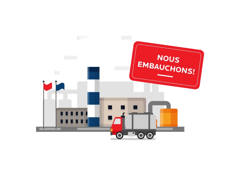 Factory aftereffets animated animation factory illustration illustrator motion motion design usine vector