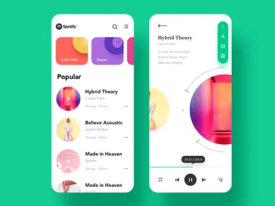 Spotify_Music icon ui 图标 设计