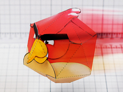 Angry Birds Promotional Paper Toy