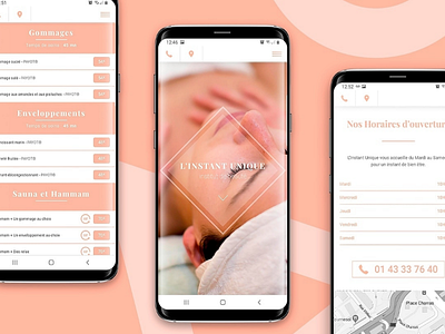 Mobile Website Beauty adobe xd beauty digital design graphic design mobile design mobile first mood neron kevin photoshop responsive design ui ui design ui inspiration ux ux design visual design web web design