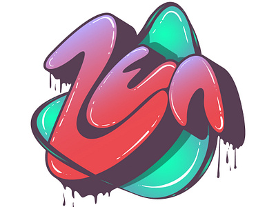 ZEN adobe illustrator adobe illustrator cc adobe photoshop branding caleb caleb van riper calebjvr design drip drop graffiti illustration logo typography van riper vector zenlike