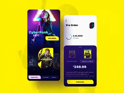 Cyberpunk 2077 / Static 1 app concept cyberpunk cyberpunk 2077 game ios mobile