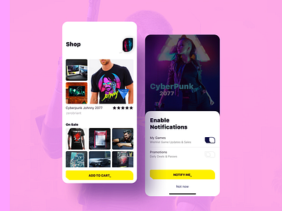Cyberpunk 2077 / Static 3 app concept cyberpunk cyberpunk 2077 game ios mobile