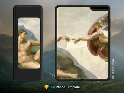 Galaxy Fold Clay Template/Mockup [PSD] [Sketch] cosmos black fold galaxy galaxy fold galaxy fold mockup galaxy fold template mockup mockup template phone photoshop mockup photoshop template photoshop templates psd design psd mockup psd mockups psd template sketch sketch template template