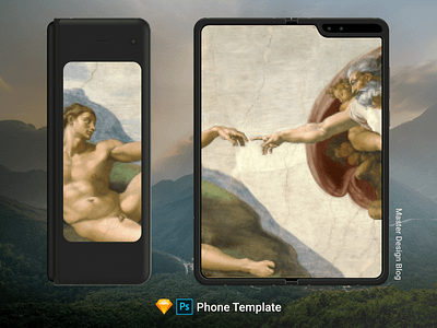 Galaxy Fold Clay Template/Mockup [PSD] [Sketch] cosmos black fold galaxy galaxy fold galaxy fold mockup galaxy fold template mockup mockup template phone photoshop mockup photoshop template photoshop templates psd design psd mockup psd mockups psd template sketch sketch template template