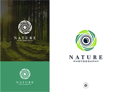 Nature green identity leaf logo nature organic photography simple