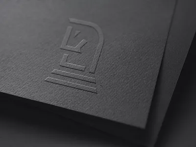Law Firm Logo black and white blind emboss brand identity branding chess knight logo logo design logodesign minimal