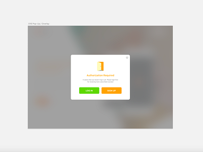 Daily UI 016_Pop-Up/Overlay design illustration ui ux web website