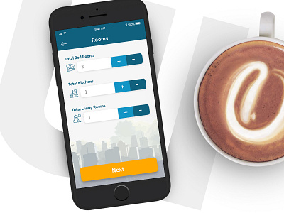 Form Design to input Room Numbers branding illustrator photoshop ui design ux design