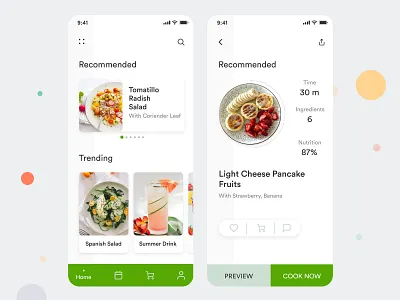 Diet Recipe App calories app carbs concept cooking diet app diet application design fitness app flat design food application design mobile mobile app mobile app design statistics nutrition recipes training ui ux ui ux design user experience user interface