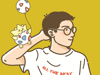 Friend boy cartoons illustration