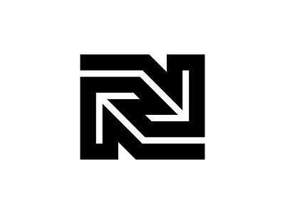 N letter logo logotype mark monogram n symbol typography