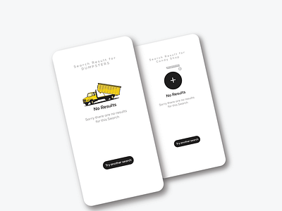 App and Icon app clean concept creative creative design creative icon design dumpster flat icon illustration ui ux