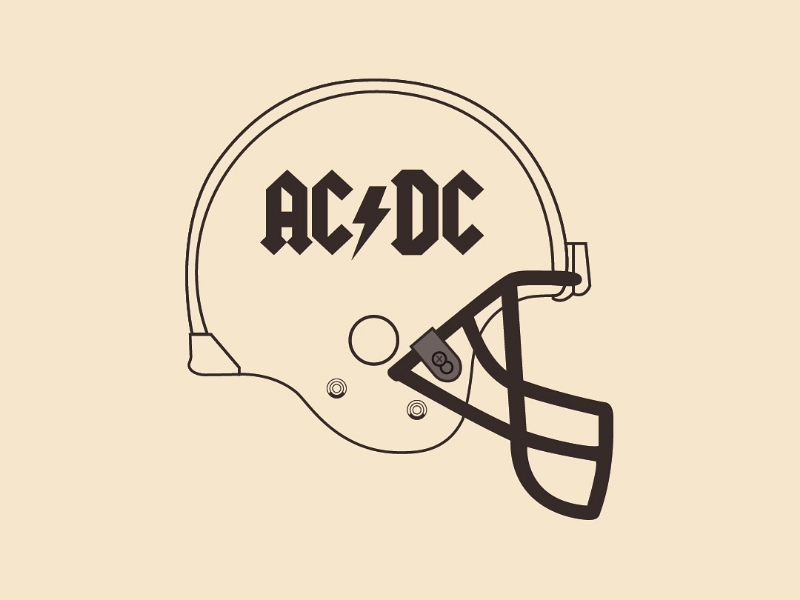 AC/DC Helmet by jamanel on Dribbble
