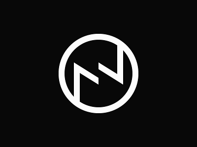 Widepeak Resorts blackandwhite circle exploration logo mountain negative space peak resort wide