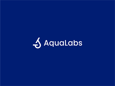 Aqua Labs blue branding brandits clean design diagnostic drop eco enviroment lab logo microscope minimal monogram pure quality test type typography water
