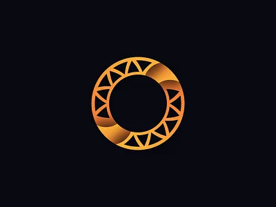 Oasis Rune desert dunes exploration gradient logo logotype oasis rune sand