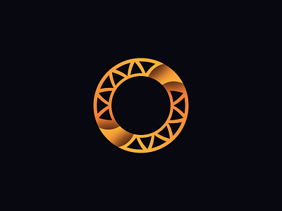 Oasis Rune desert dunes exploration gradient logo logotype oasis rune sand