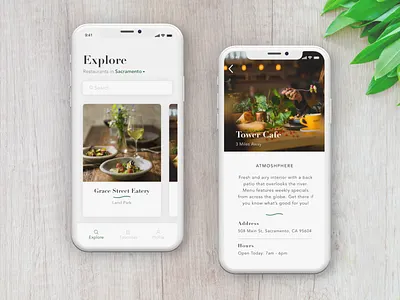 Restaurant Locator App adobe adobe xd adobexd app design food food and drink mobile app mobile ui restaurant restaurant app ui design