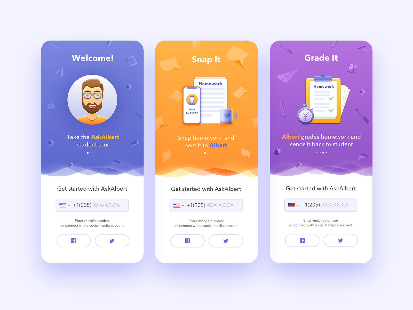 Example of Aa Splash Screens