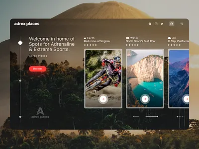added desktop home app clear content design interface milkovone ui ux web