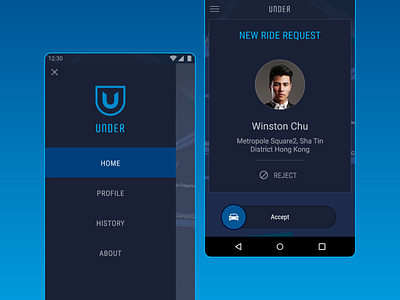 Taxi App for Drivers android android app design app branding design icon logo mobile mobile app mobile app design mobile design mobile device mobile ui product design taxi taxi app ui ui design ux ux design
