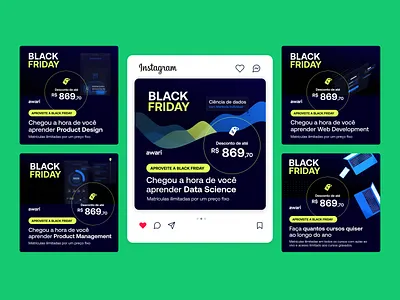 Black Friday Ads ad design ads black friday graphic design illustration instagram marketing visual language