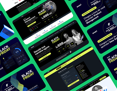 Black Friday Campaign | Ads and Website black friday design discount experience design graphic design illustration interface design product design ui ux