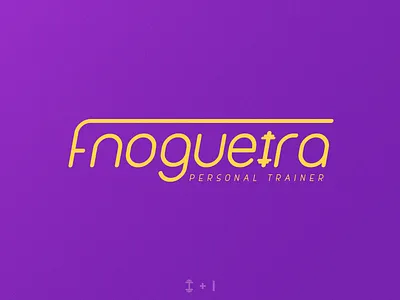 Flávia Nogueira | Logotype brand identity branding creative logo dumbbell fitness logo gym logo identity designer logo logo design logo designer logo mark logotype minimalist logo personal trainer portugal purple smart logo smart mark sports logo visual design