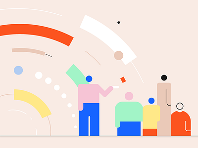#0 Data People colors data flat illo illustration people illustration vector visualization
