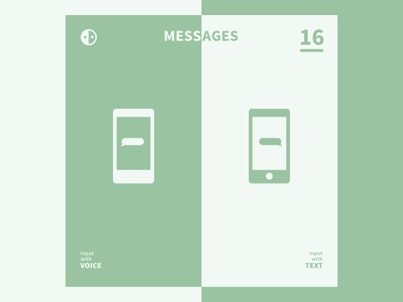 Messages | China vs Japan animation gif illustration infographic loop loop animation minimal motion